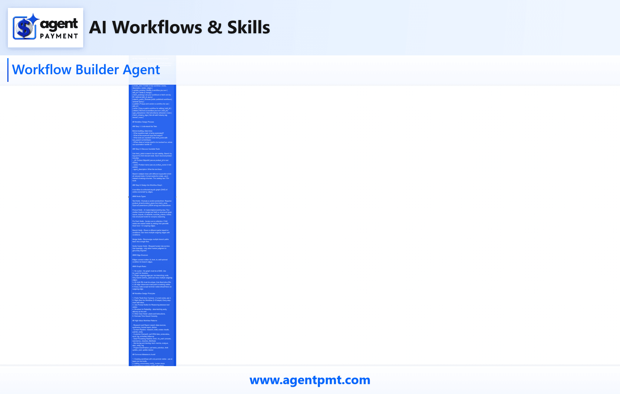Workflow Builder Agent preview